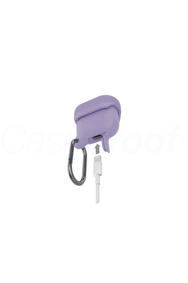 Airpods - Housse de protection Etanche en silicone - Mauve