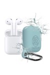 Airpods - Waterproof ShockProof Cover for Airpods - Celadon Blue