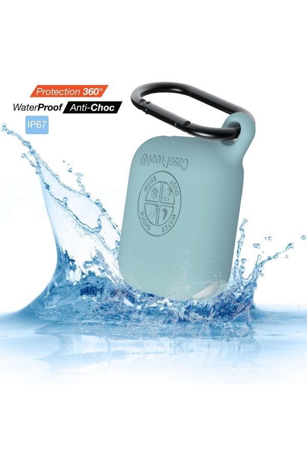 Airpods - Waterproof ShockProof Cover for Airpods - Celadon Blue