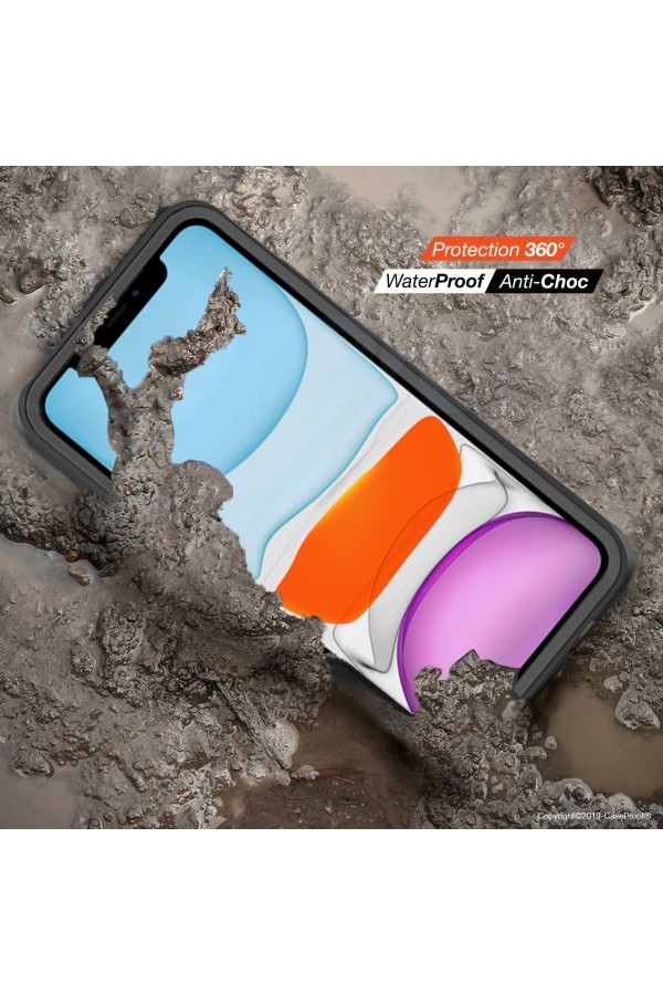 Waterproof & shockproof case for iPhone 11 Pro - 360° optimal protection