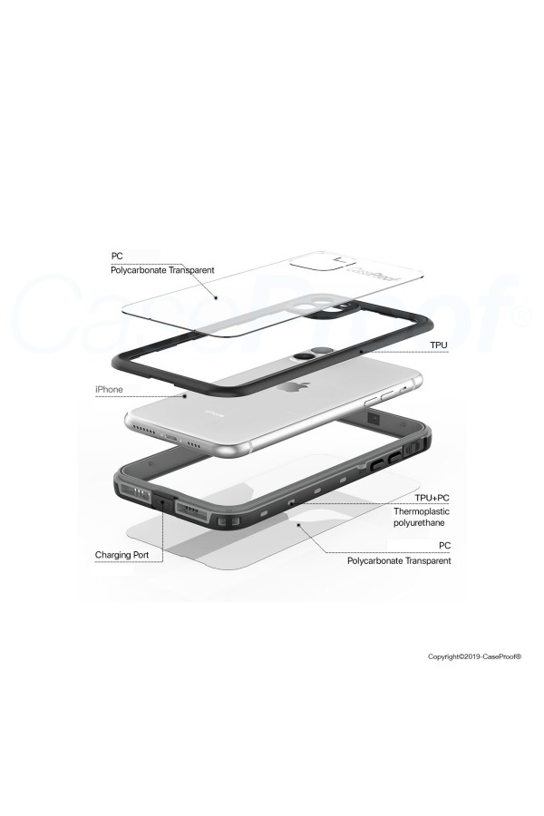 Waterproof - Shockproof- case- for- iPhone-11 Pro Max Caseproof ® 