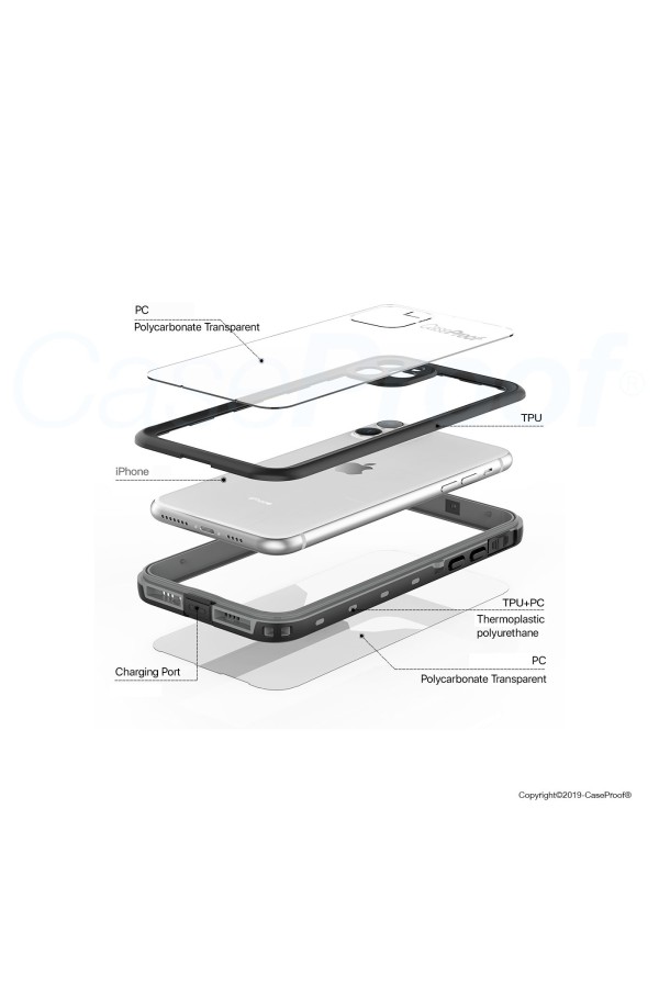 Waterproof - Shockproof- case- for- iPhone-11 Pro Caseproof ® 