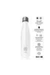 Insulated Bottle in Stainless steel 500 ml - Glossy White