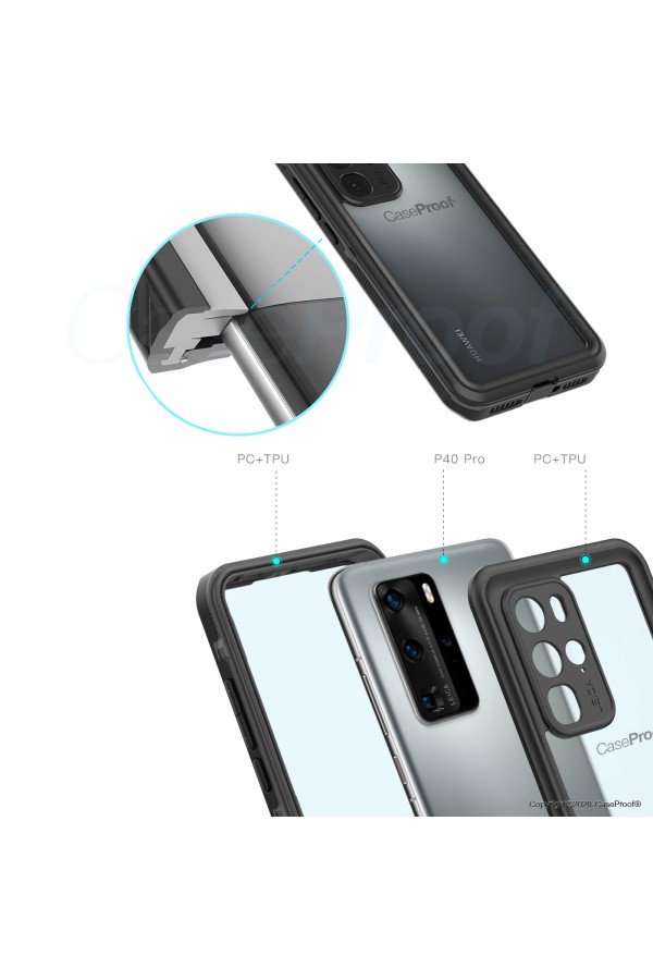 Huawei P40 Pro - Coque Etanche & Antichoc SERIE PRO CaseProof