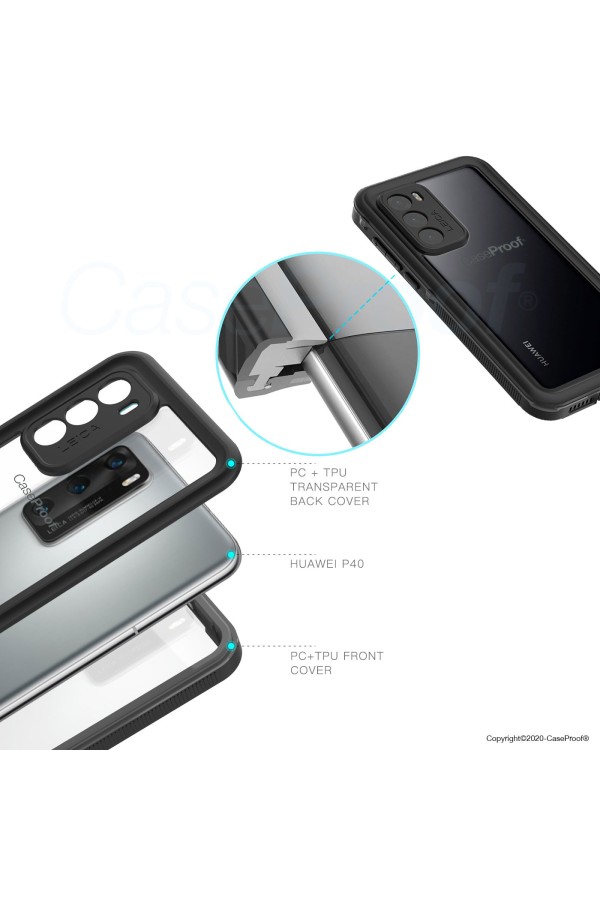 Huawei P40 - Coque Etanche & Antichoc SERIE PRO CaseProof