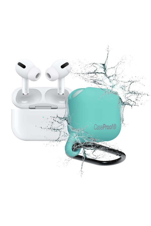 Airpods - Waterproof ShockProof Cover for Airpods - Celadon Blue