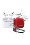 Airpods-Pro-Etui de protection Etanche en silicone - Rouge