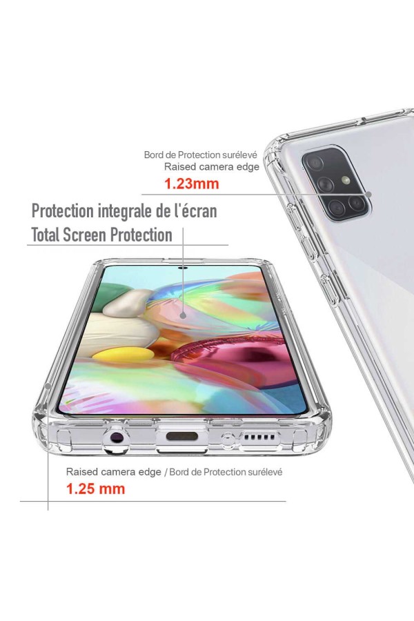 Samsung A 71 - Protection 360° AntiChoc Transparent