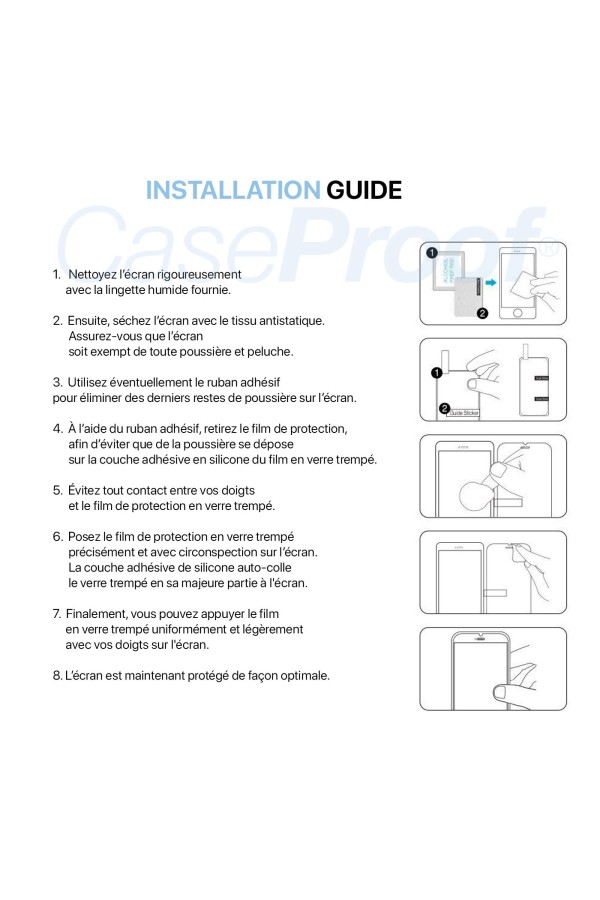 Huawei P40  - Protection écran en Verre trempé