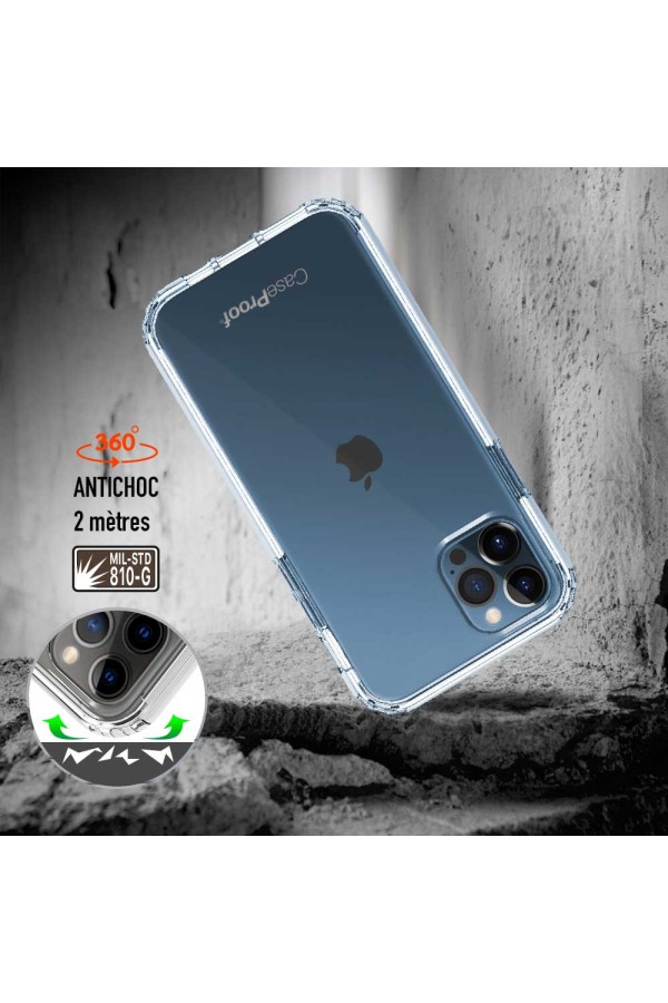 iPhone 12 Pro - Protection 360° AntiChoc - Transparent Série SHOCK