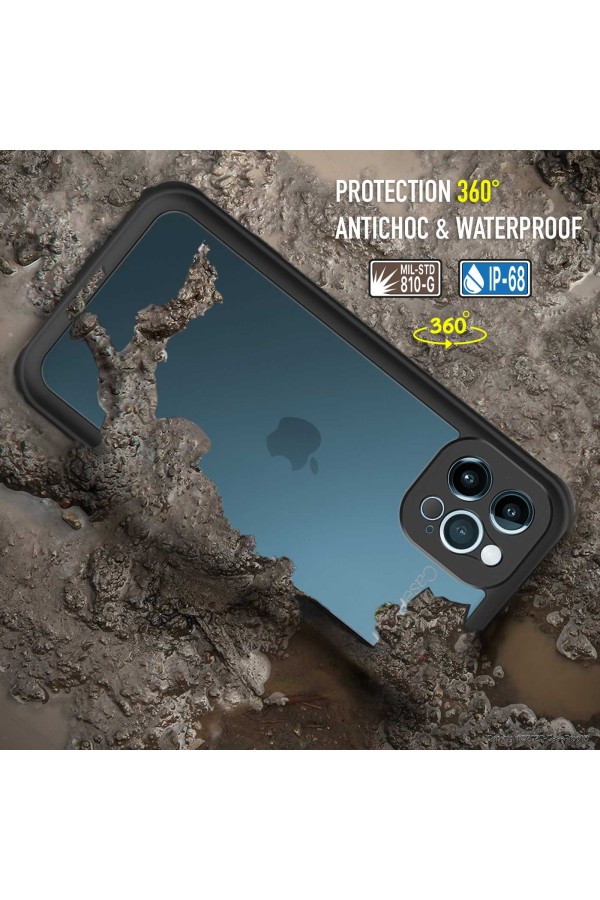 Coque intégrale CASEPROOF iPhone 12 Pro etanche antichoc