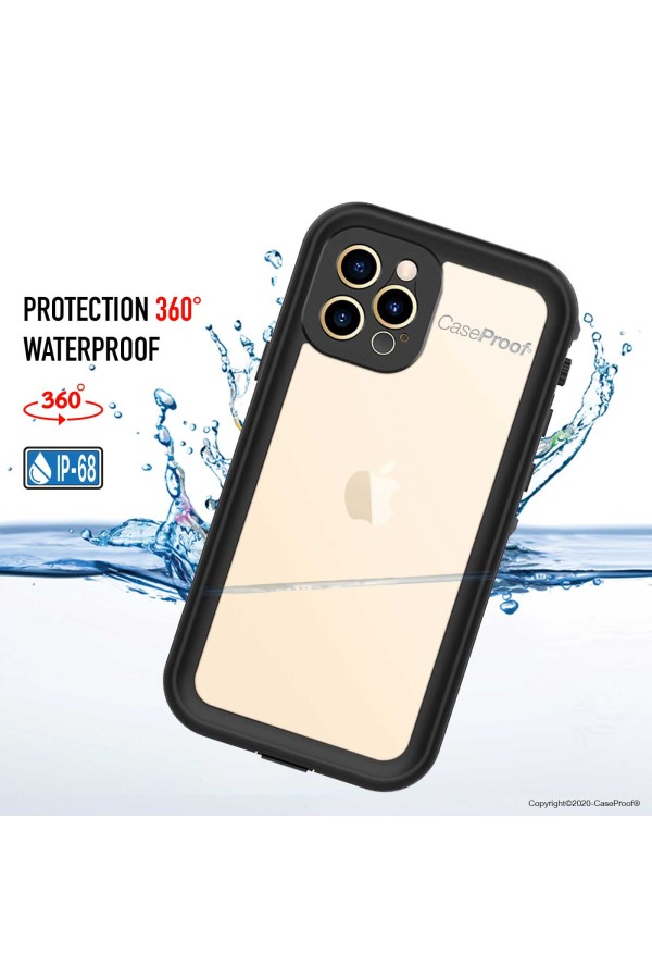 iPhone 12 Pro Max - Coque Étanche et Antichoc - Série WATERPROOF