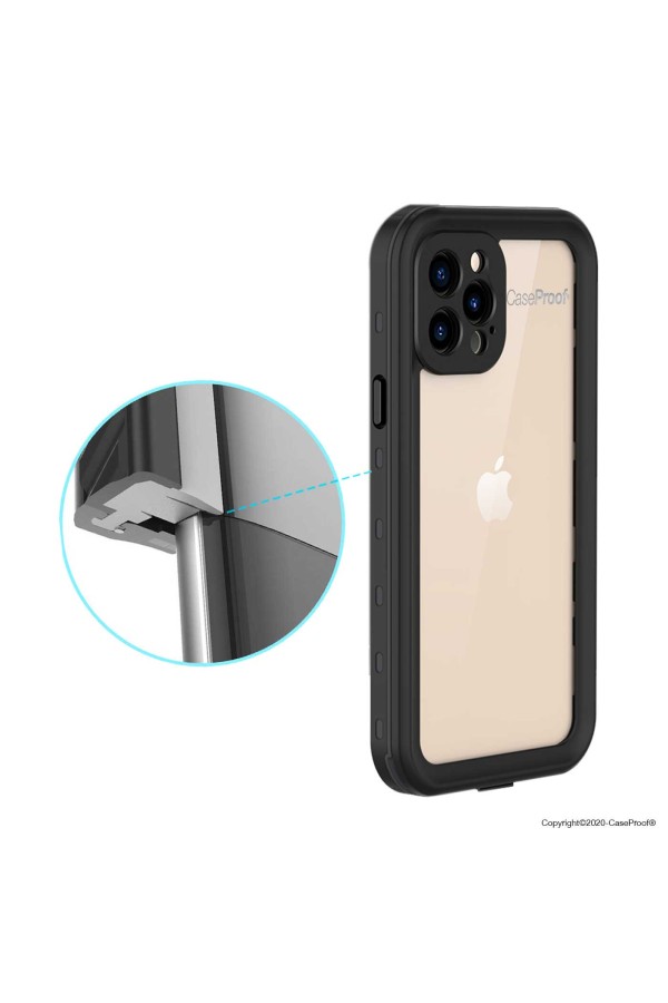 iPhone 12 Pro Max - Coque Étanche et Antichoc - Série WATERPROOF