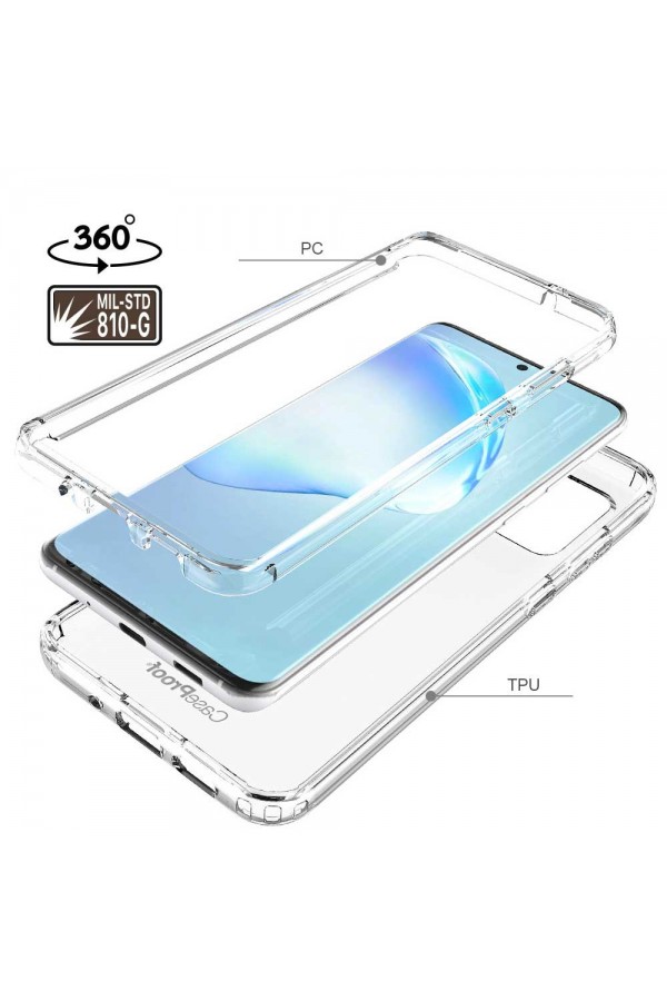 Samsung S 20 Plus - Protection 360° AntiChoc Transparent