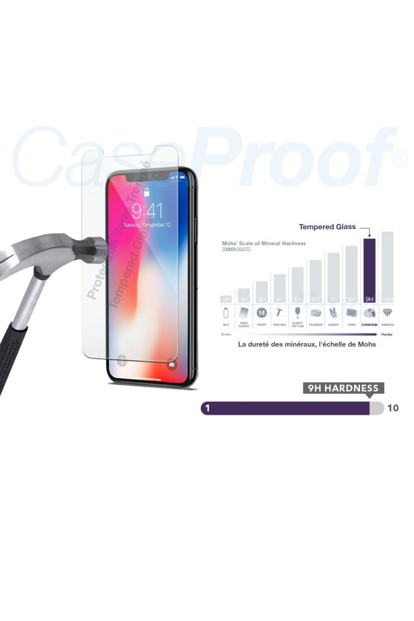 iPhone 12 Pro Max - protection écran verre trempé en 9H