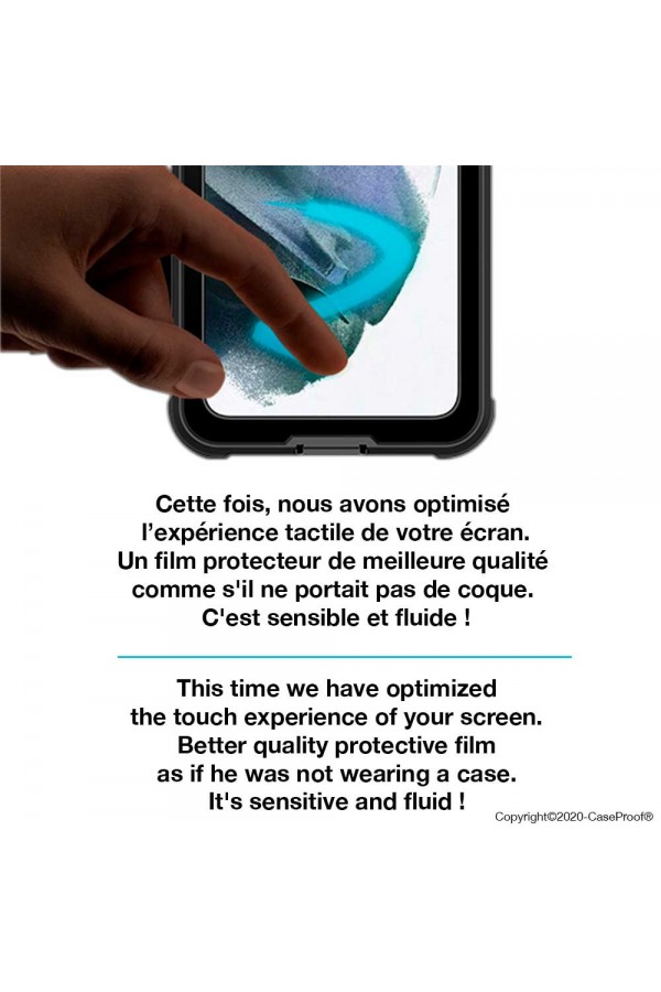 Coque Samsung Galaxy S23 Ultra 5G Protection Totale avec Film Écran