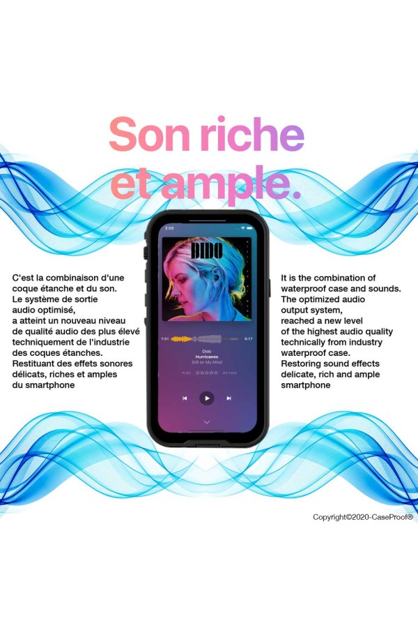 iPhone 12 Pro - Coque Étanche et Antichoc - Série WATERPROOF