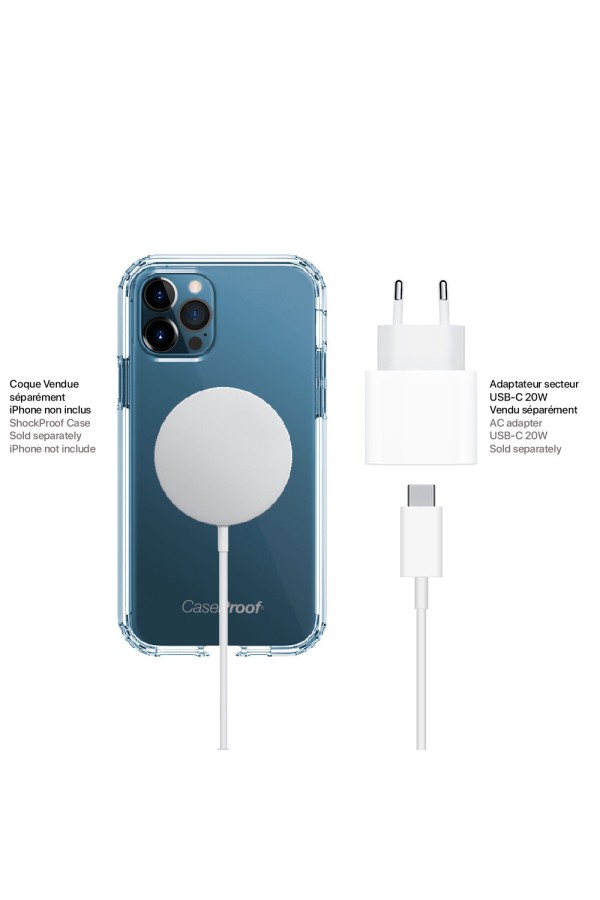 Chargeur Induction Voiture MagSafe - iPhone & Samsung - Achat pas Cher