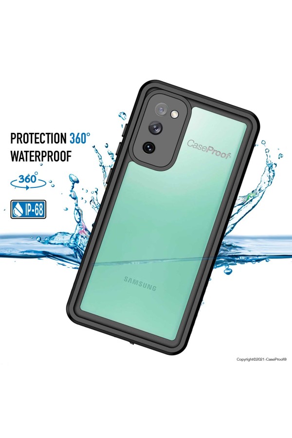 ELEHOLD for Samsung Galaxy S20 FE 5G Waterproof Case, Built-in