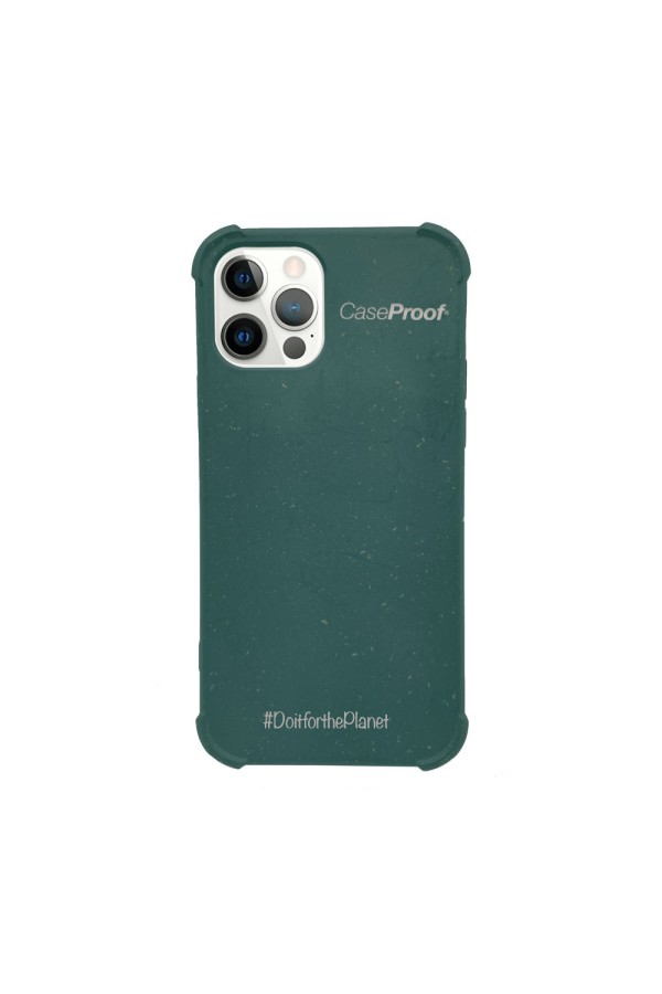 iPhone 12- 12 Pro - Coque Antichoc Biodégradable Kaki Série  BIO