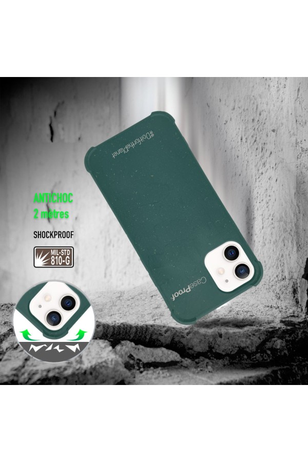 iPhone 11 -  Coque Biodégradable Kaki Série  BIO