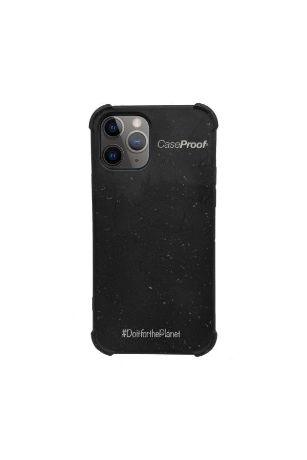 iPhone11P -  Coque Biodégradable Noire Série  BIO