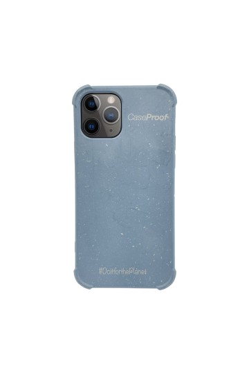 iPhone 11P - Coque Biodégradable Bleu Série BIO