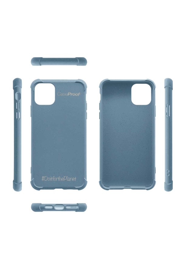 iPhone 11P -  Coque Biodégradable Bleu Série  BIO