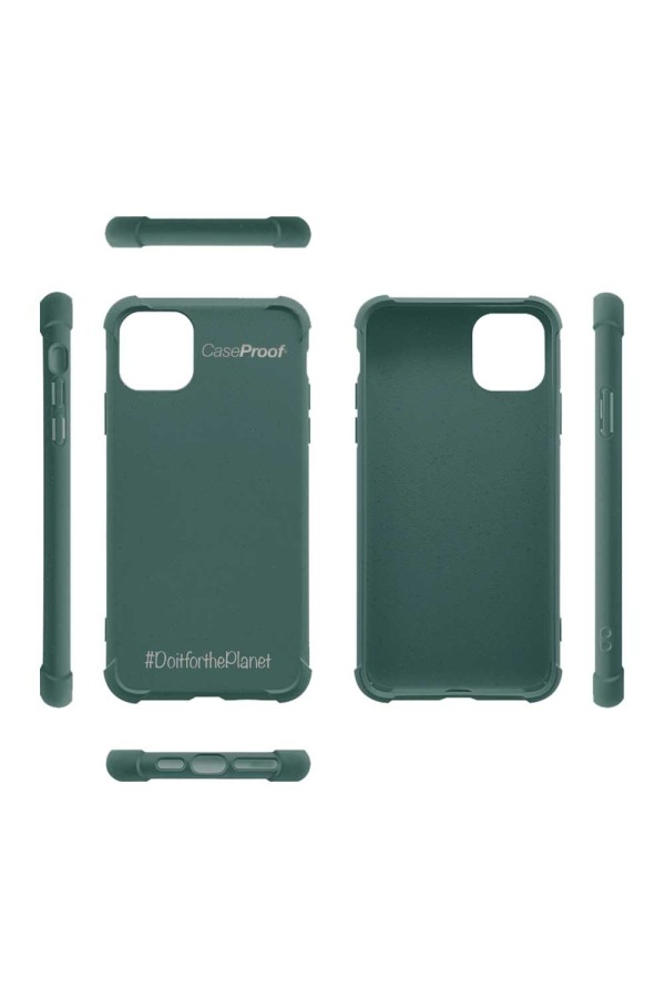 iPhone 11P - Coque Biodégradable Kaki Série  BIO