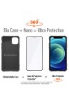 Iphone 12-12 Pro - Coque Biod_gradable Noire  S_rie  BIO