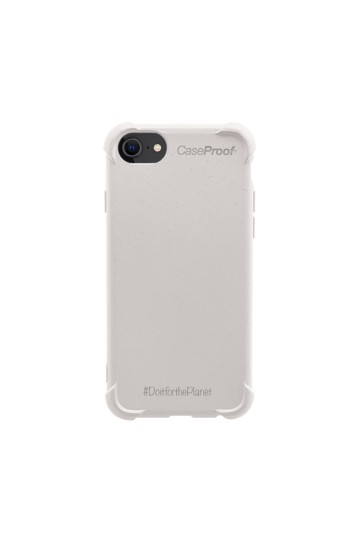 iPhone 87SE - Coque Biodégradable Blanc Série BIO