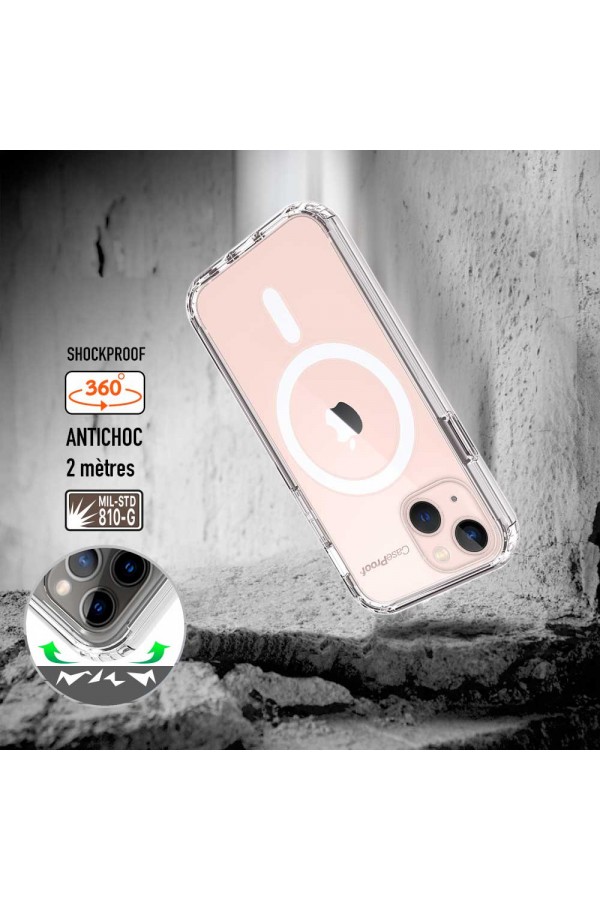 iPhone 13 - Protection 360° AntiChoc - Transparent Série SHOCK