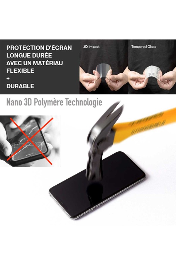 iPhone 7/8/SE - Protection écran en nano polymère