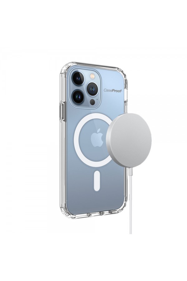 Sans Marque Magsafe Transparent Avec Protection Caméra coins renforcés Pour Iphone  11 Pro à prix pas cher