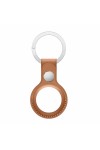 AirTag Leather Keychain -Brown