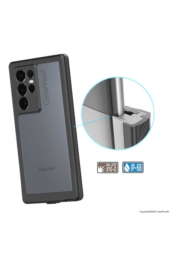 Coque anti-choc-etanche-Samsung-S22-ultra-5G-Caseproof ®