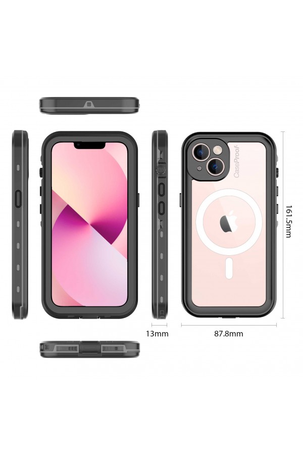 Waterproof & shockproof case for iPhone 13 - 360° optimal protection
