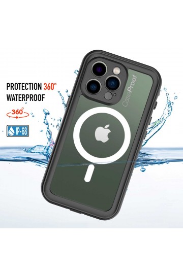 waterproof case iPhone 13 Pro Max magsafe and Magsafe charger and adaptator  20W