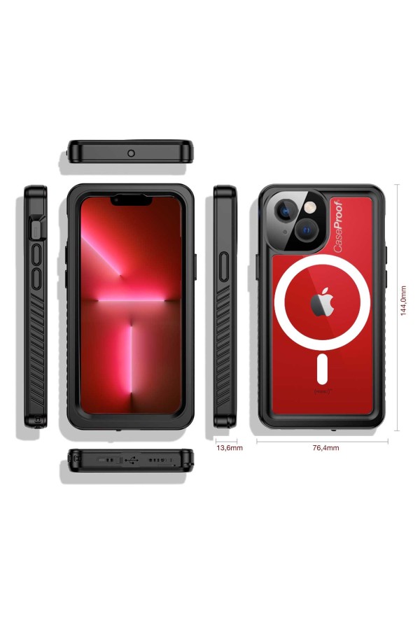 Waterproof & shockproof case for iPhone 13 Mini- 360° optimal protection