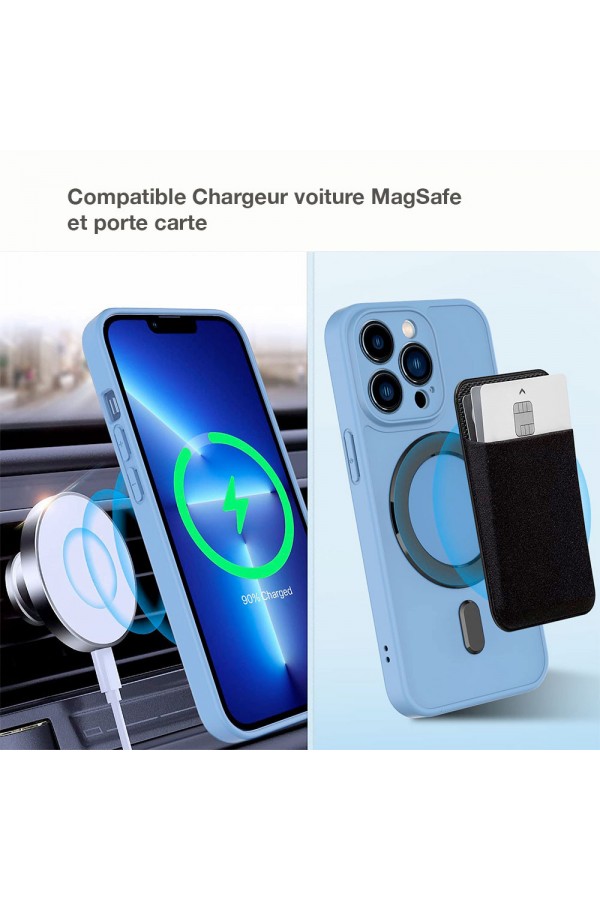 Kit MagSafe : Chargeur MagSafe 15W + Adaptateur Adhésif Magnétique / Kit de  Transformation - Français