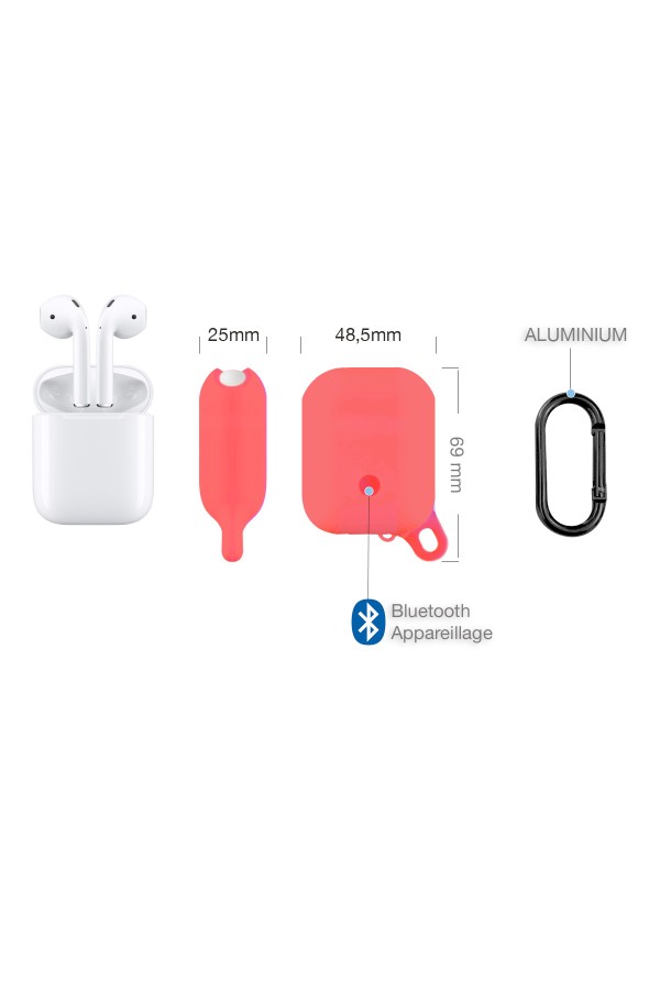 Airpods - Housse de protection Etanche en silicone 