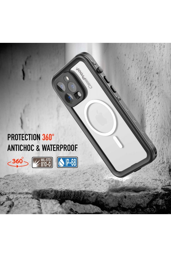 Waterproof & shockproof case for iPhone 14 Pro - With MagSafe