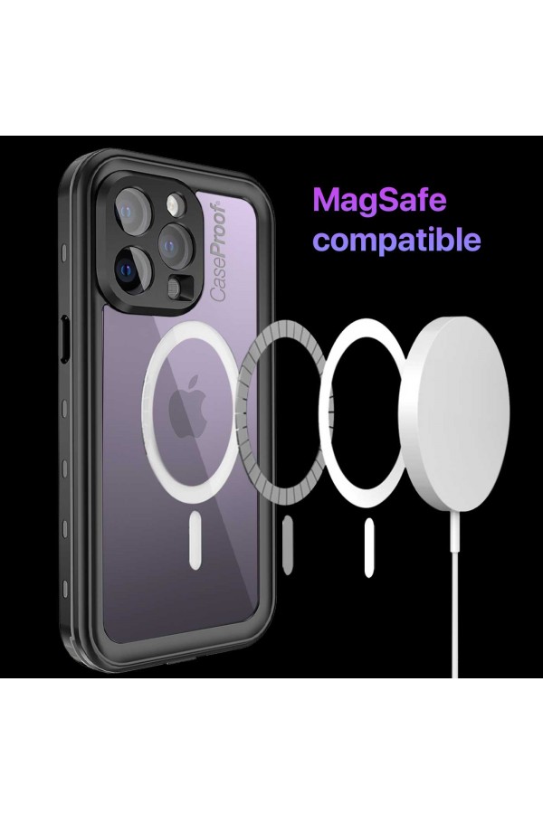 iPhone 14 Pro Max - Coque Etanche et Antichoc - Compatible Magsafe Série WATERPROOF