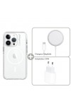 Coque Antichoc Magsafe pour iPhone 14 Pro + Chargeur MagSafe + Adaptateur 20W