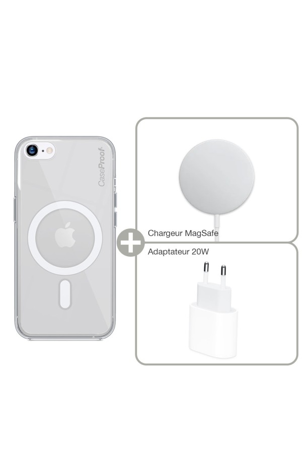 waterproof case iPhone 13 Pro magsafe and Magsafe charger + adaptator 20W