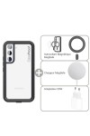 Coque waterproof Samsung S22 +  Autocollant MagSafe + Chargeur MagSafe + Adaptateur 20W