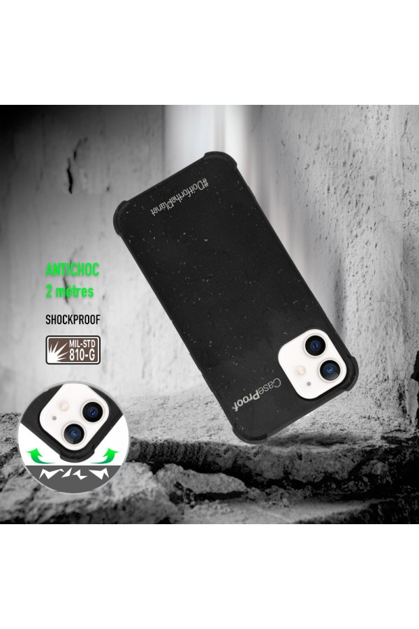 Iphone 13- Biodegradable case black color Caseproof 