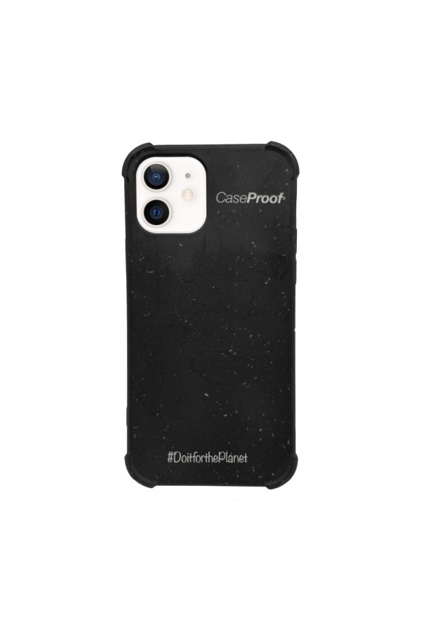 iPhone 13 - Coque Antichoc Biodégradable  Noire Série  BIO