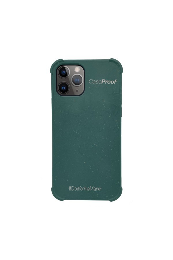 iPhone 11P - Coque Biodégradable Kaki Série  BIO