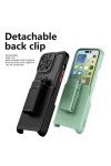 iPhone Shockproof Phone Case with Backpack Clip